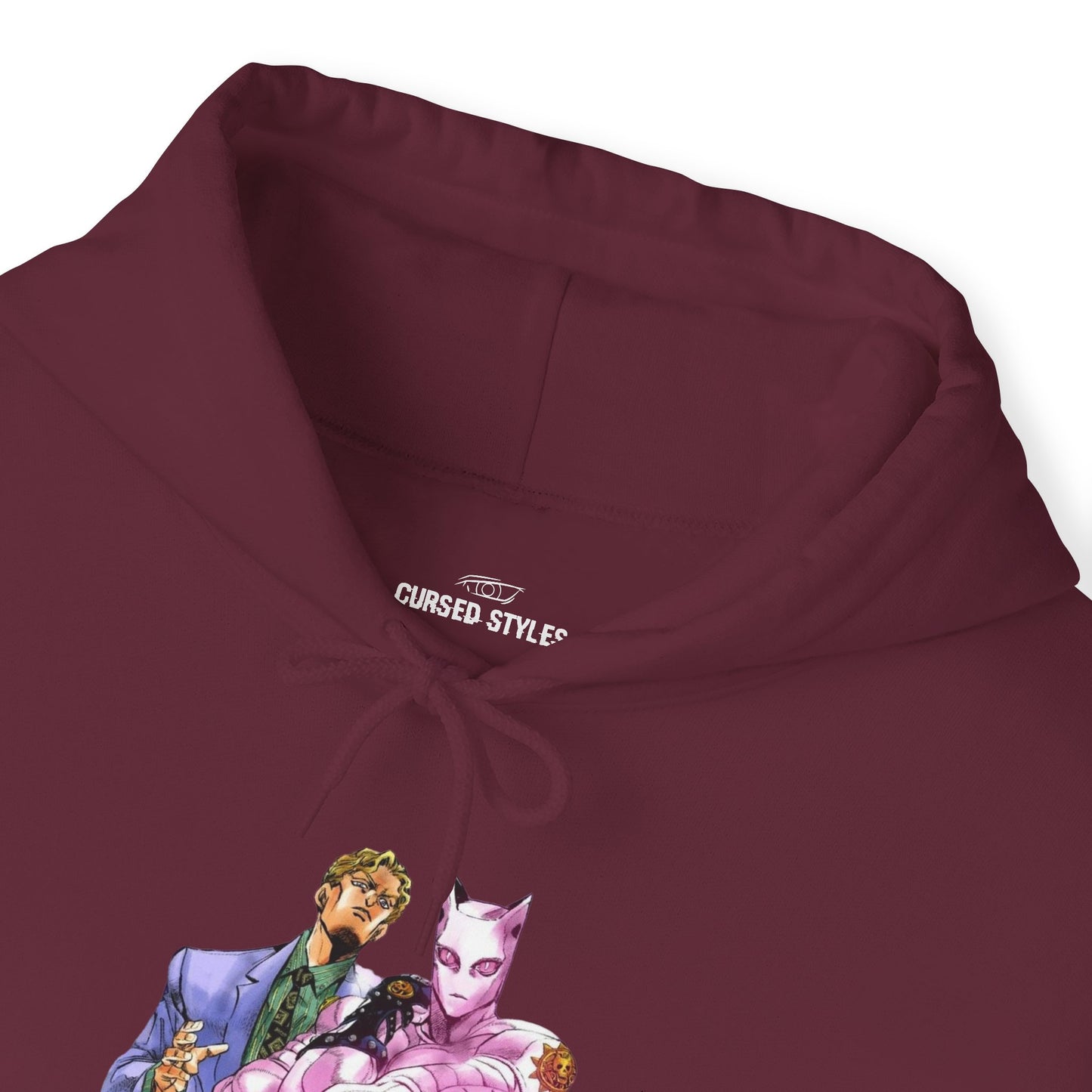 Unisex Heavy Blend™ Hoodie - "Killer Queen Manga" from JoJo´s Bizarre Adventure