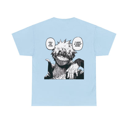 Unisex Heavy Cotton T-shirt - "Dabi Manga" from My Hero Academia