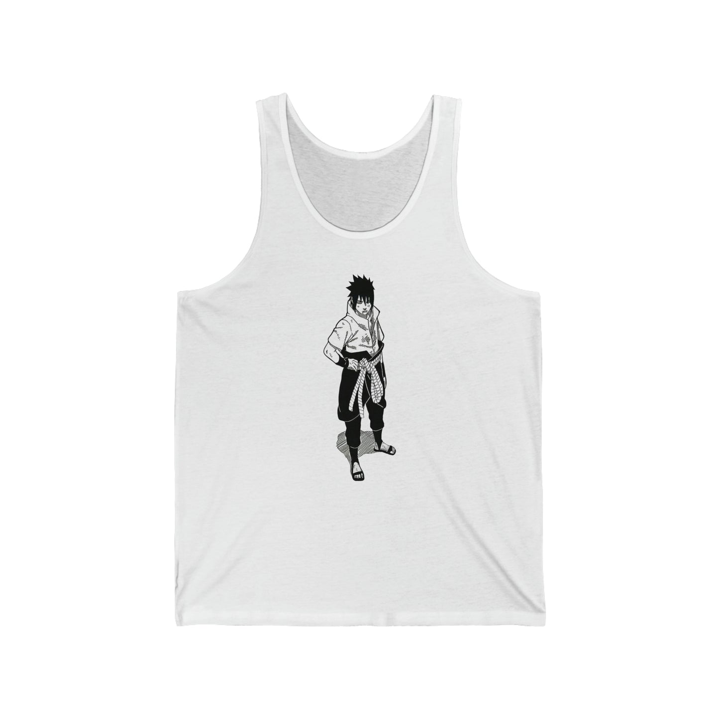 Unisex Tank Top - "Sasuke Final Battle Manga" from Naruto Shippuden