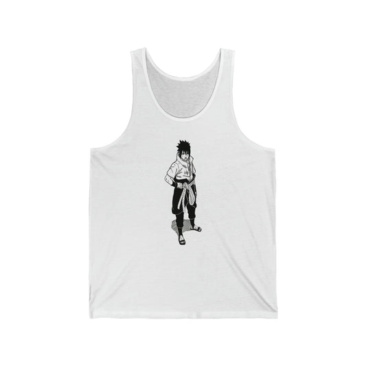 Unisex Tank Top - "Sasuke Final Battle Manga" from Naruto Shippuden