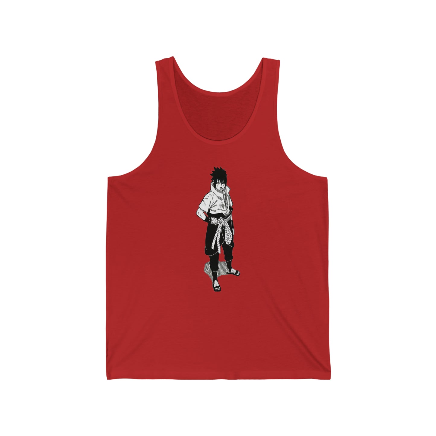 Unisex Tank Top - "Sasuke Final Battle Manga" from Naruto Shippuden