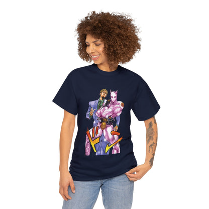 Unisex Heavy Cotton T-shirt - "Killer Queen Manga" from JoJo´s Bizarre Adventure