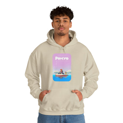 Unisex Heavy Blend™ Hoodie - "Ponyo Movie Poster" from Studio Ghibli