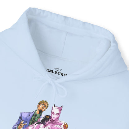 Unisex Heavy Blend™ Hoodie - "Killer Queen Manga" from JoJo´s Bizarre Adventure