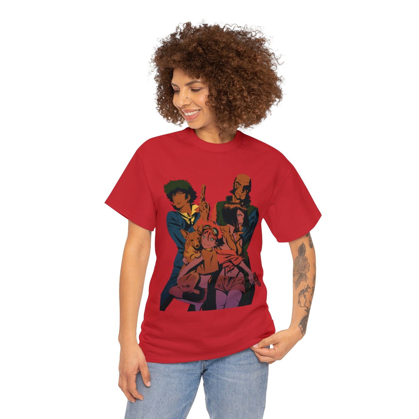 Unisex Heavy Cotton T-shirt - "The Bebop Crew" from Cowboy Bebop