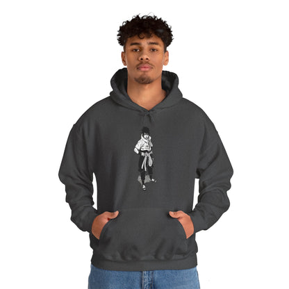 Unisex Heavy Blend™ Hoodie - "Sasuke Final Battle Manga" from Naruto Shippuden