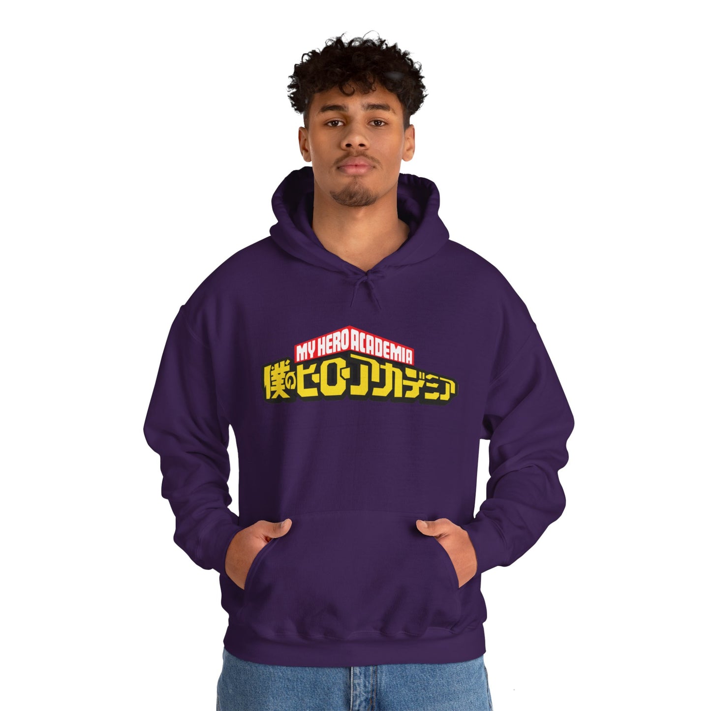 Unisex Heavy Blend™ Hoodie - "Deku Manga" from My Hero Academia