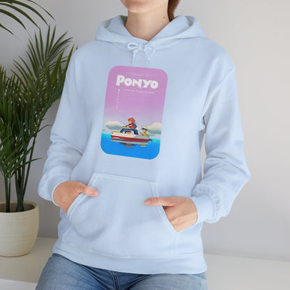 Unisex Heavy Blend™ Hoodie - "Ponyo Movie Poster" from Studio Ghibli