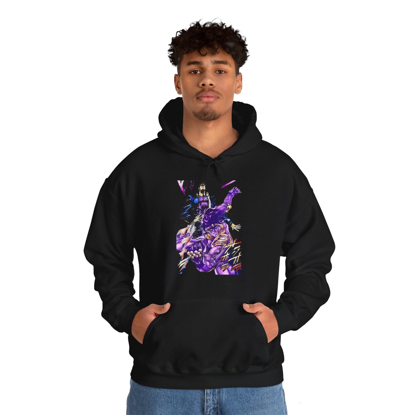 Unisex Heavy Blend™ Hoodie - "Star Platinum Manga" from JoJo´s Bizarre Adventure