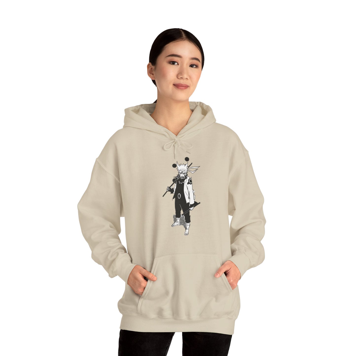 Unisex Heavy Blend™ Hoodie - "Naruto Six Path Manga" from Naruto Shippuden