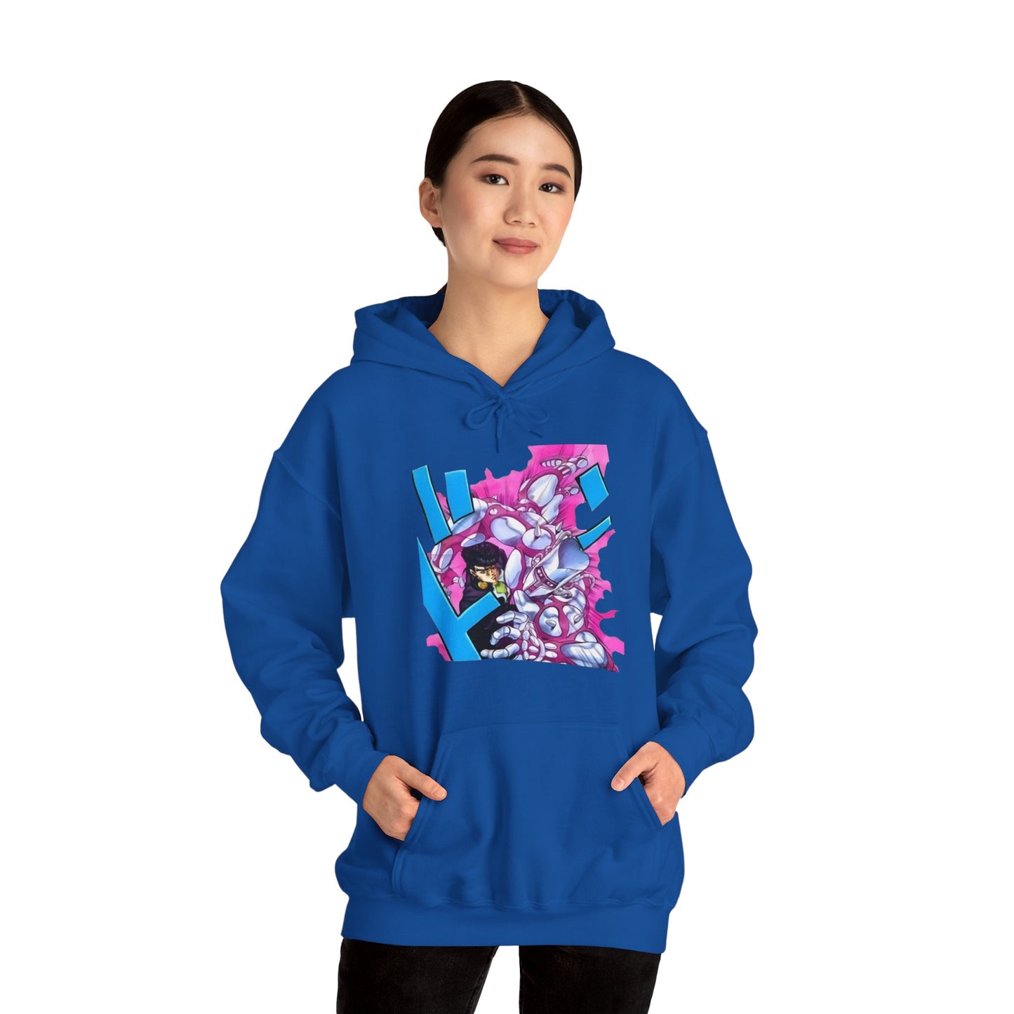 Unisex Heavy Blend™ Hoodie - "Crazy Diamond Manga" from JoJo´s Bizarre Adventure