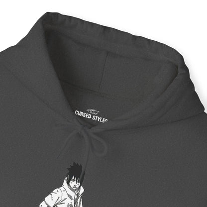 Unisex Heavy Blend™ Hoodie - "Sasuke Final Battle Manga" from Naruto Shippuden