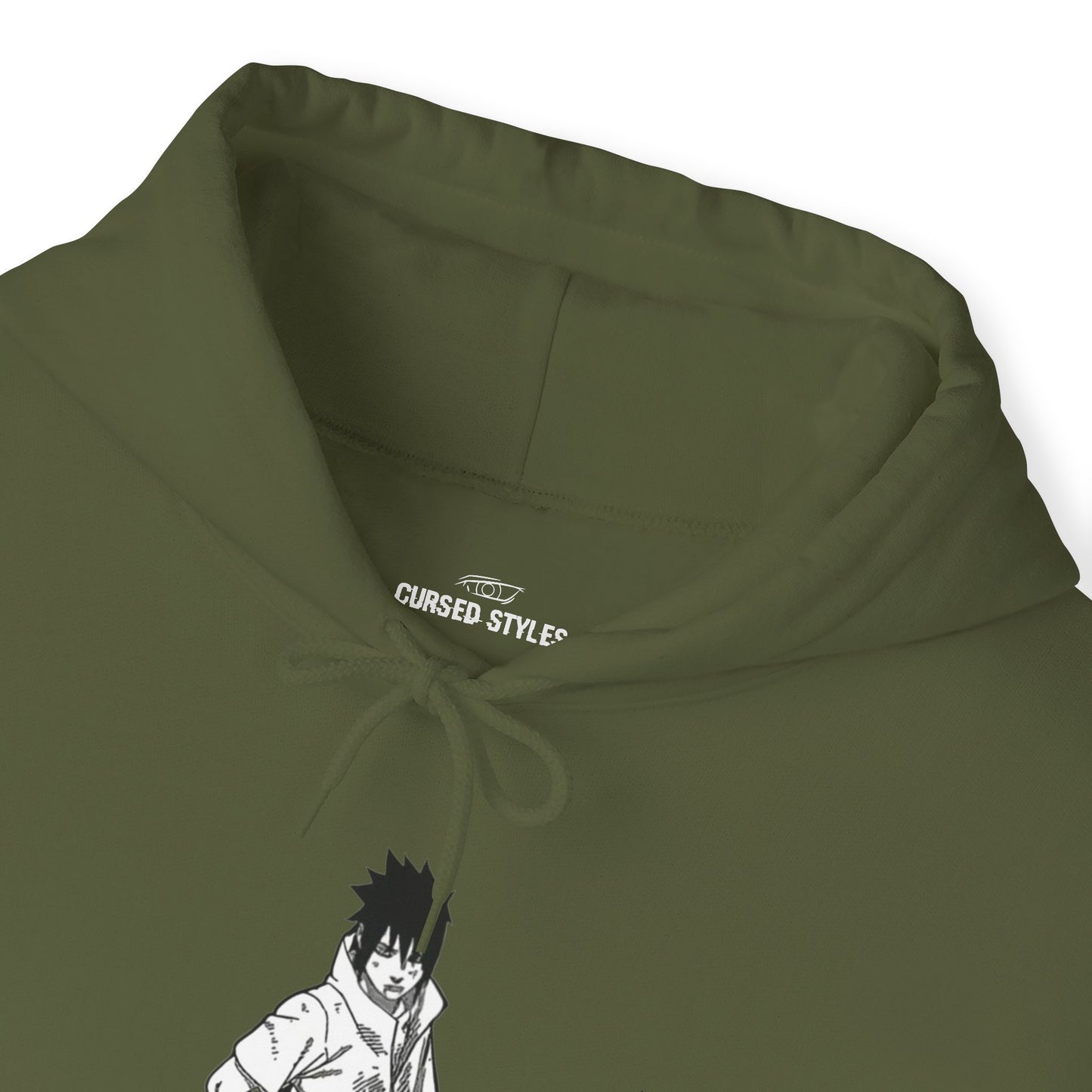 Unisex Heavy Blend™ Hoodie - "Sasuke Final Battle Manga" from Naruto Shippuden