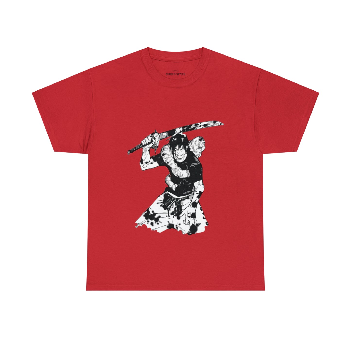 Unisex Heavy Cotton T-shirt - "Toji Fushiguro" From Jujutsu Kaisen