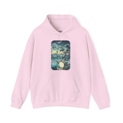 Unisex Heavy Blend™ Hoodie - "Totoro Fishing" from Studio Ghibli