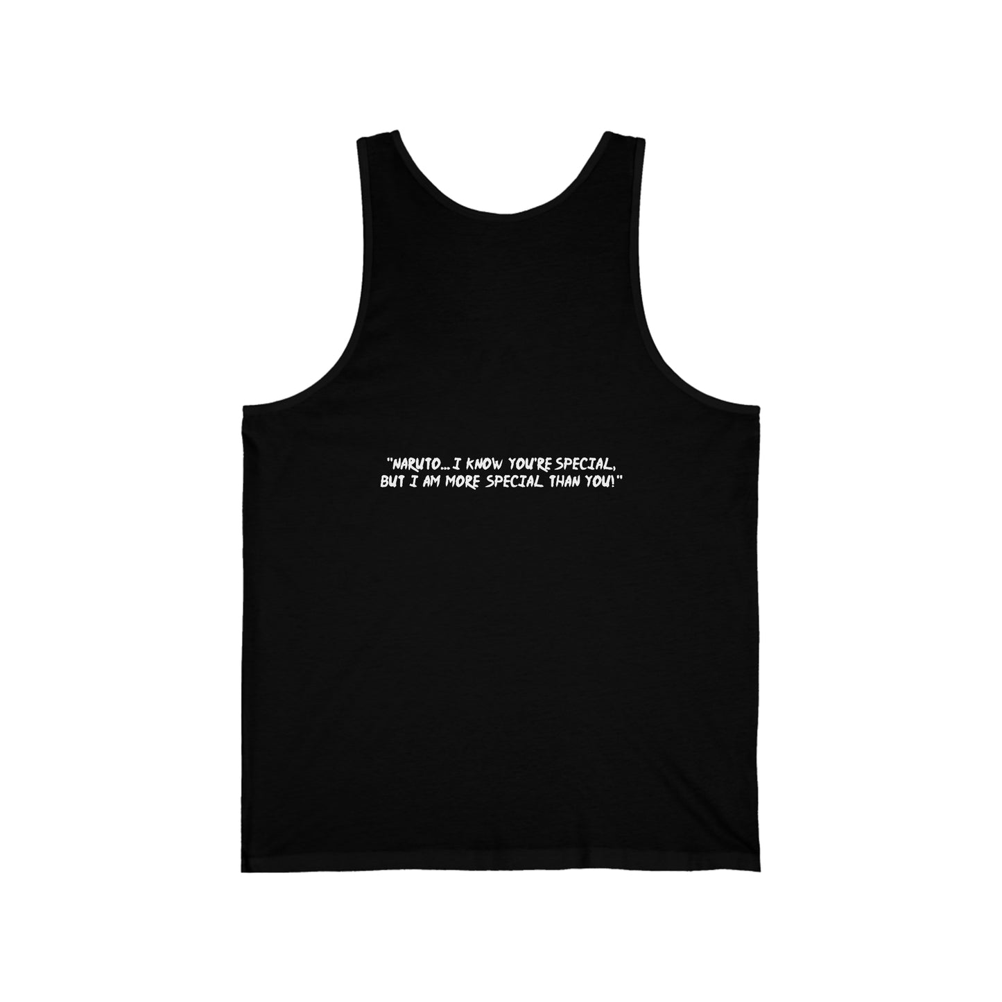 Unisex Tank Top - "Sasuke Final Battle Manga" from Naruto Shippuden