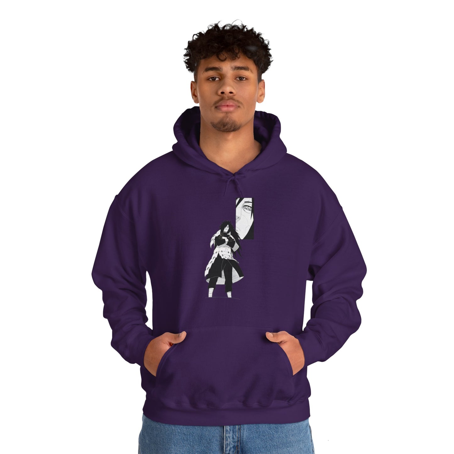 Unisex Heavy Blend™ Hoodie - "Madara´s First Manga Appearance" from Naruto Shippuden