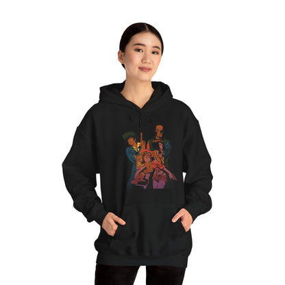 Unisex Heavy Blend™ Hoodie - "The Bebop Crew" from Cowboy Bebop