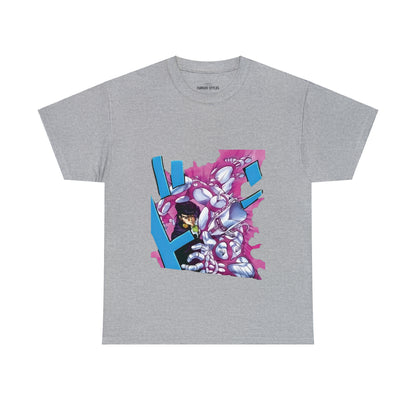 Unisex Heavy Cotton T-shirt - "Crazy Diamond Manga" from JoJo´s Bizarre Adventure