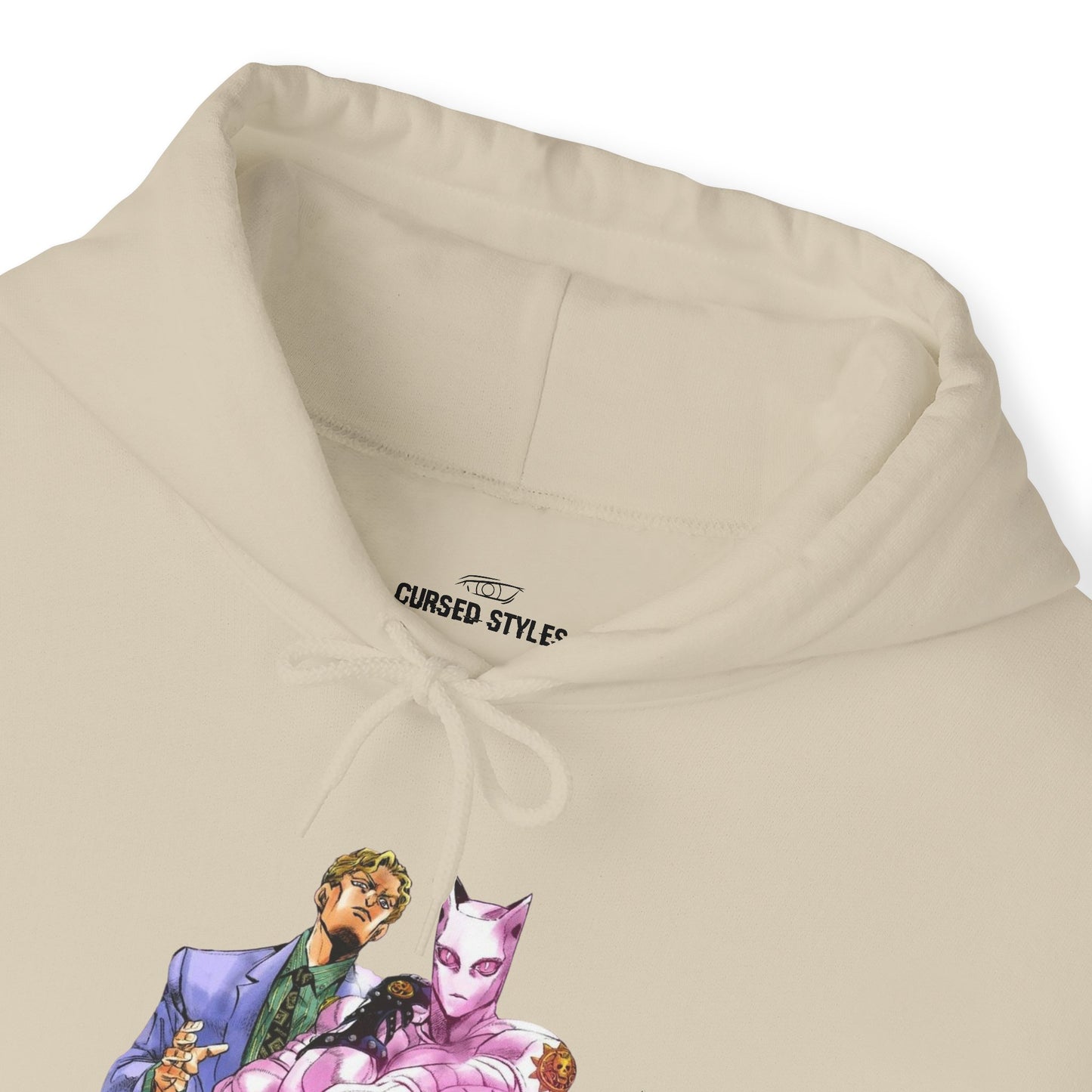 Unisex Heavy Blend™ Hoodie - "Killer Queen Manga" from JoJo´s Bizarre Adventure