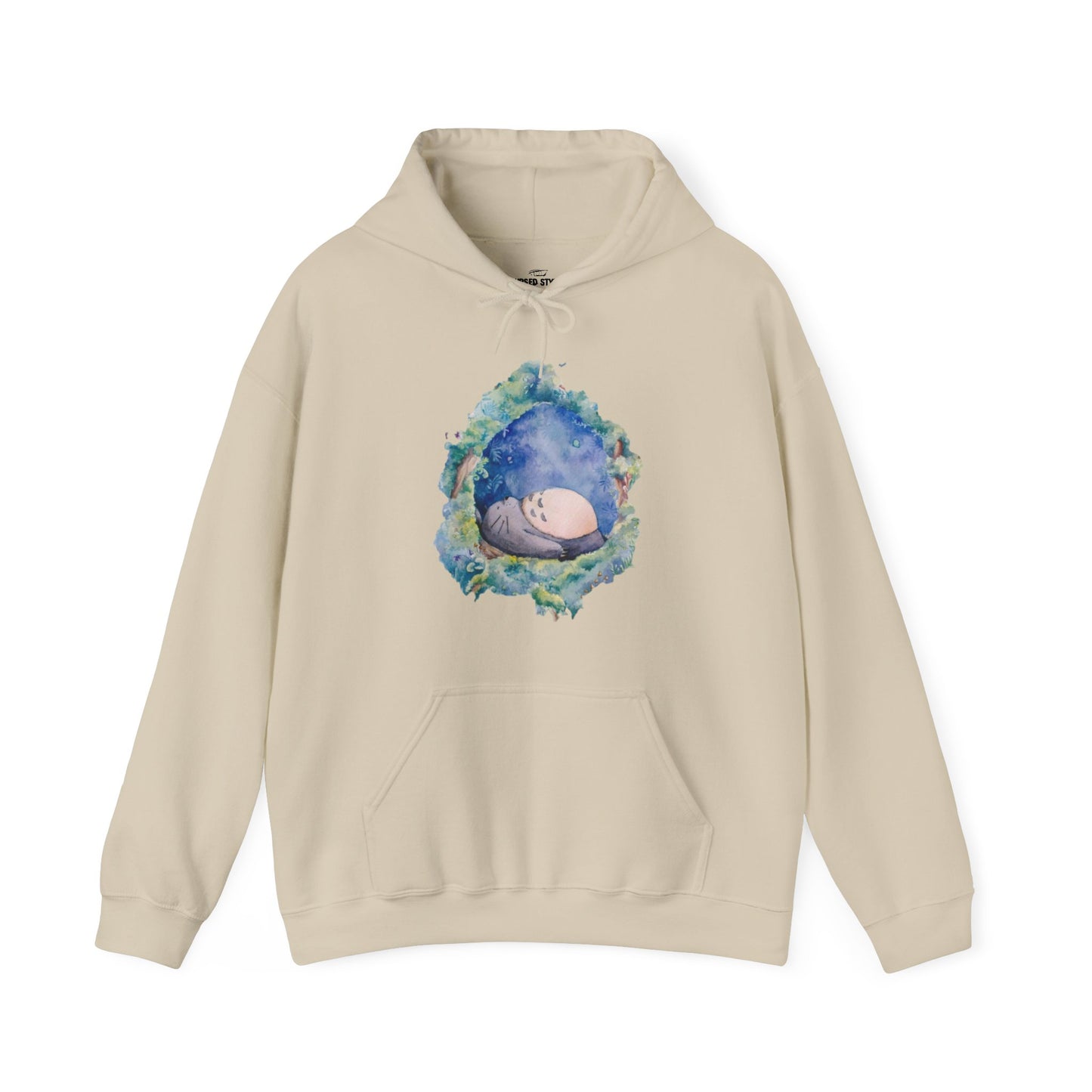 Unisex Heavy Blend™ Hoodie - "Totoro Sleeping" from Studio Ghibli