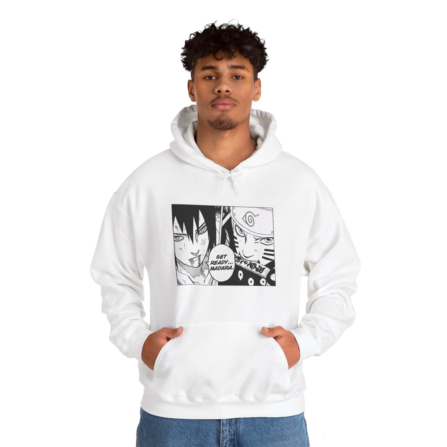 Unisex Heavy Blend™ Hoodie - "Naruto & Sasuke Manga" from Naruto Shippuden