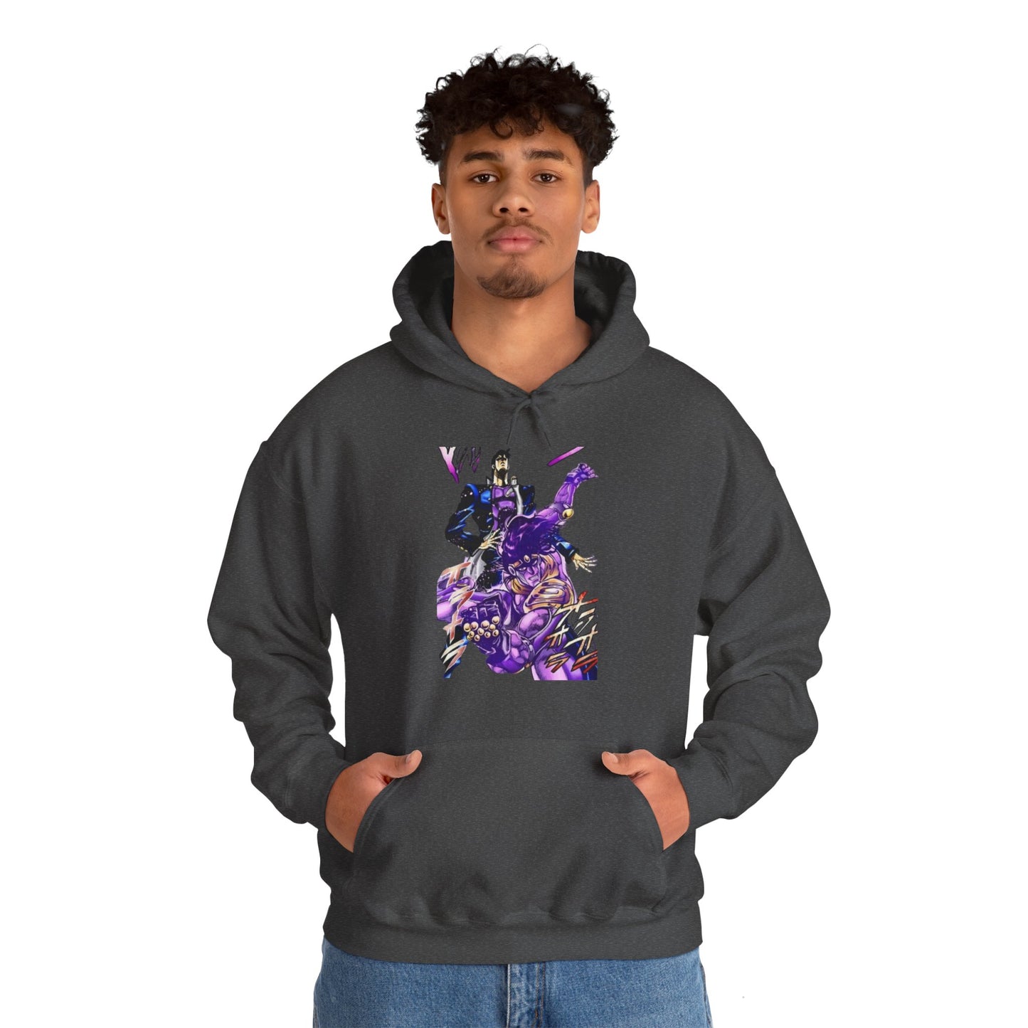 Unisex Heavy Blend™ Hoodie - "Star Platinum Manga" from JoJo´s Bizarre Adventure