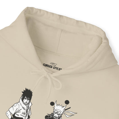 Unisex Heavy Blend™ Hoodie - "Naruto & Sasuke Manga 2" from Naruto Shippuden