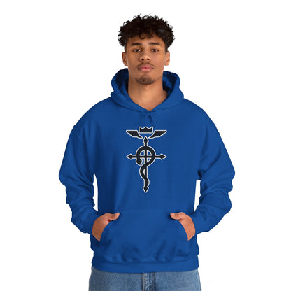 Unisex Heavy Blend™ Hoodie - "Roy Mustang VS Lust" from Fullmetal Alchemist