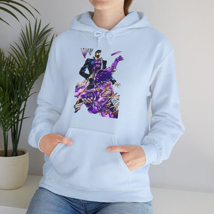 Unisex Heavy Blend™ Hoodie - "Star Platinum Manga" from JoJo´s Bizarre Adventure