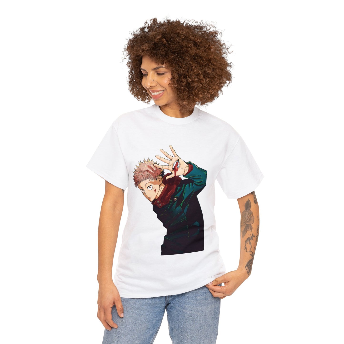 Unisex Heavy Cotton T-shirt - Jujutsu Kaisen Manga Volume 1