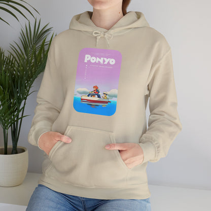 Unisex Heavy Blend™ Hoodie - "Ponyo Movie Poster" from Studio Ghibli