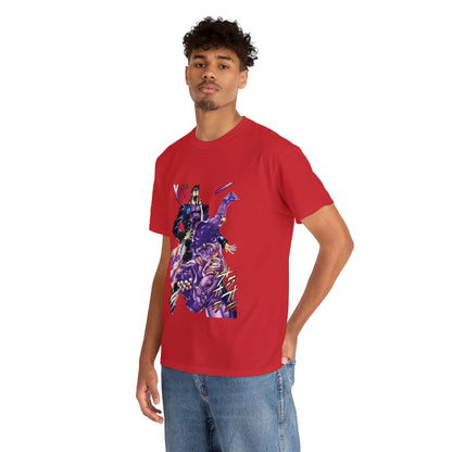 Unisex Heavy Cotton T-shirt - "Star Platinum Manga" from JoJo´s Bizarre Adventure