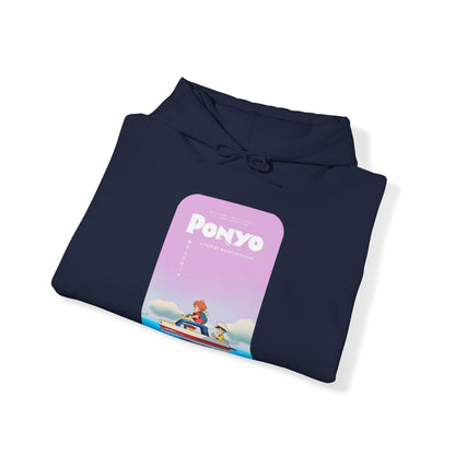 Unisex Heavy Blend™ Hoodie - "Ponyo Movie Poster" from Studio Ghibli