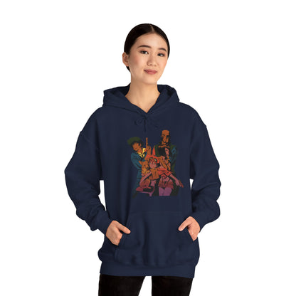 Unisex Heavy Blend™ Hoodie - "The Bebop Crew" from Cowboy Bebop