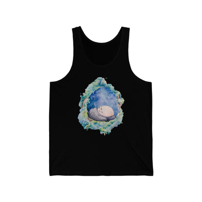 Unisex Tank Top - "Totoro Sleeping" from Studio Ghibli