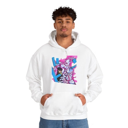 Unisex Heavy Blend™ Hoodie - "Crazy Diamond Manga" from JoJo´s Bizarre Adventure