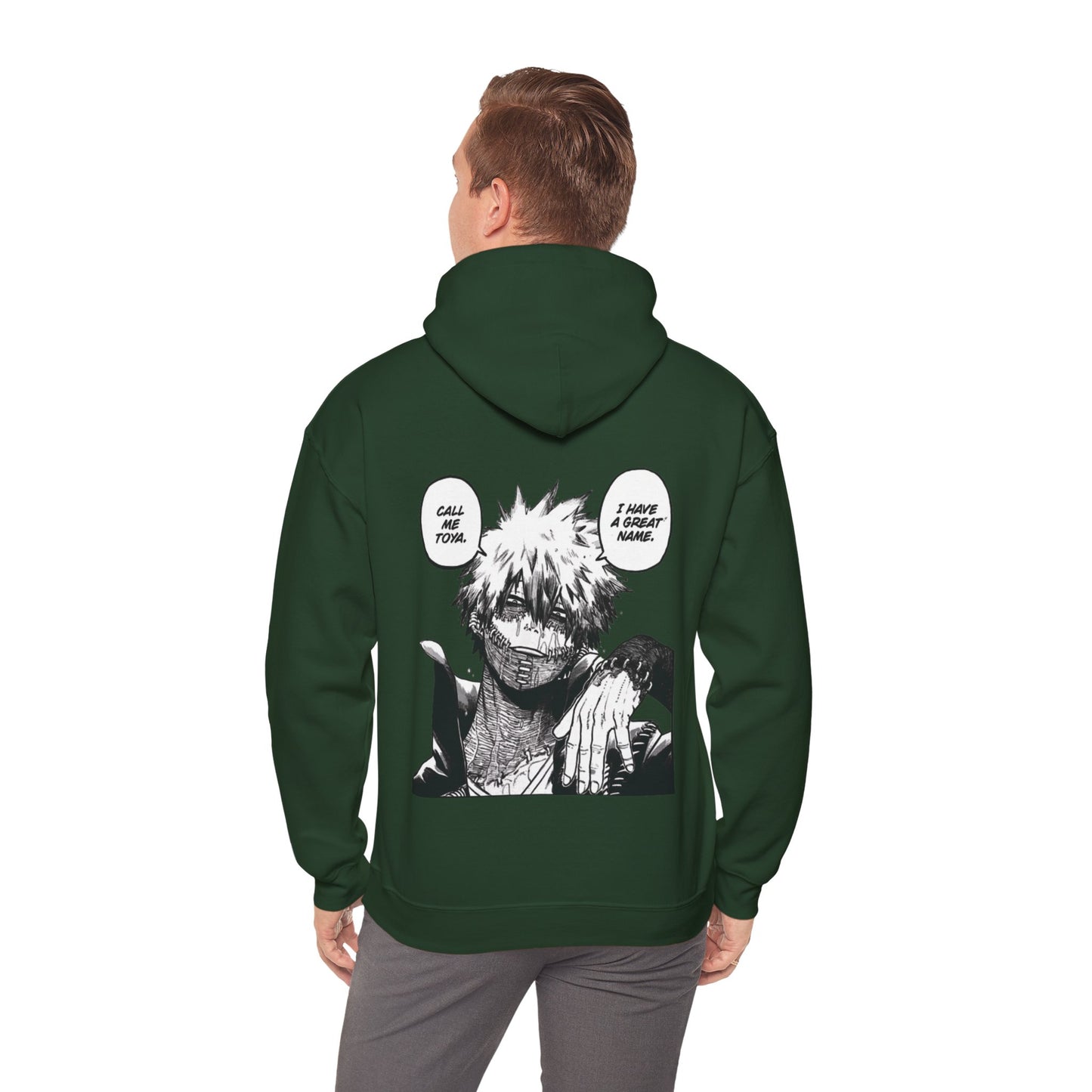 Unisex Heavy Blend™ Hoodie - "Dabi Manga" from My Hero Academia