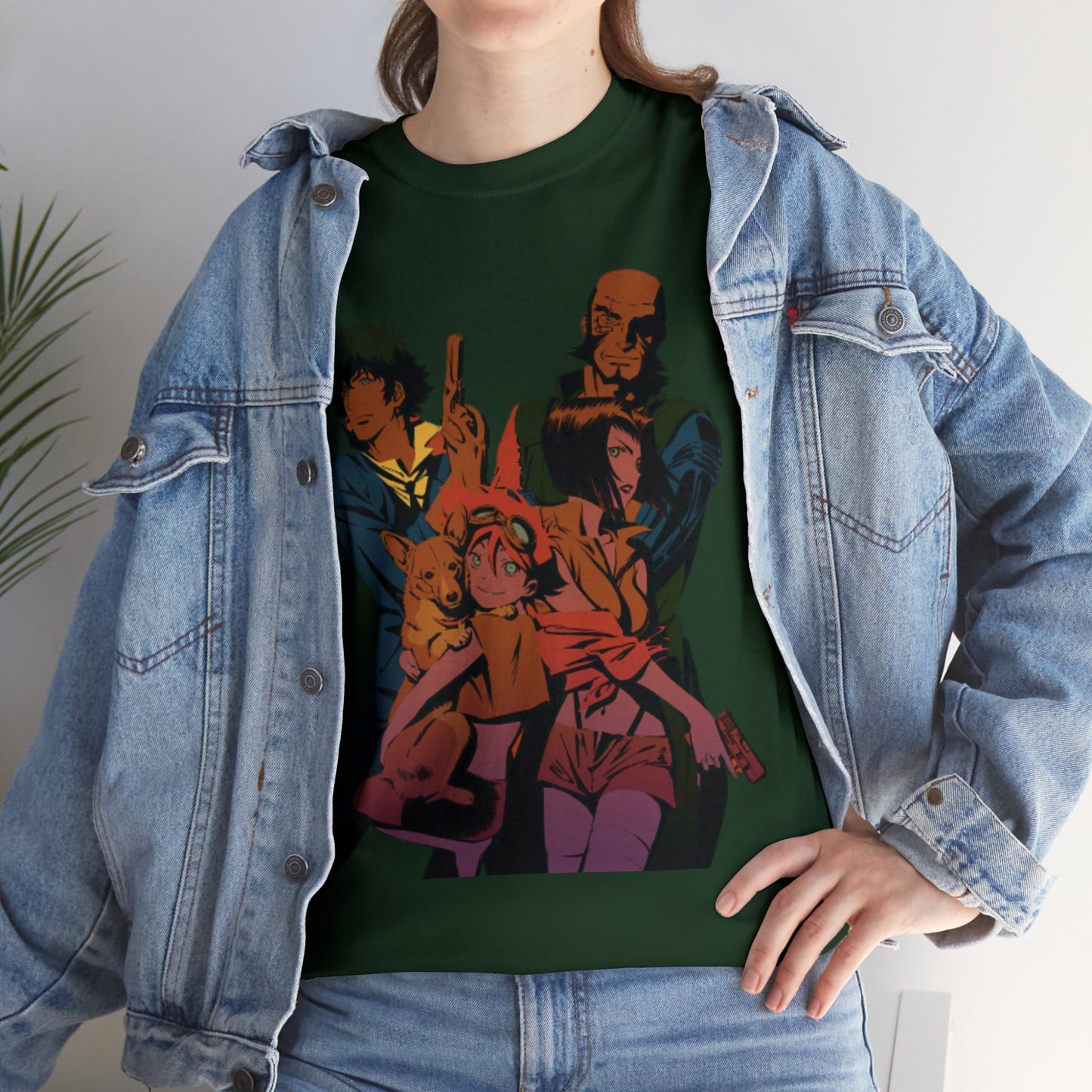 Unisex Heavy Cotton T-shirt - "The Bebop Crew" from Cowboy Bebop