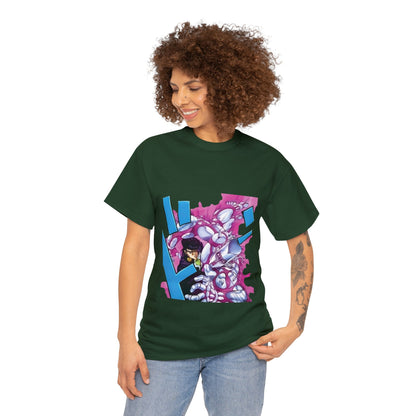 Unisex Heavy Cotton T-shirt - "Crazy Diamond Manga" from JoJo´s Bizarre Adventure