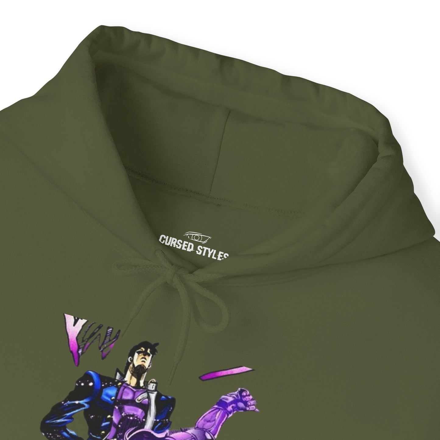 Unisex Heavy Blend™ Hoodie - "Star Platinum Manga" from JoJo´s Bizarre Adventure