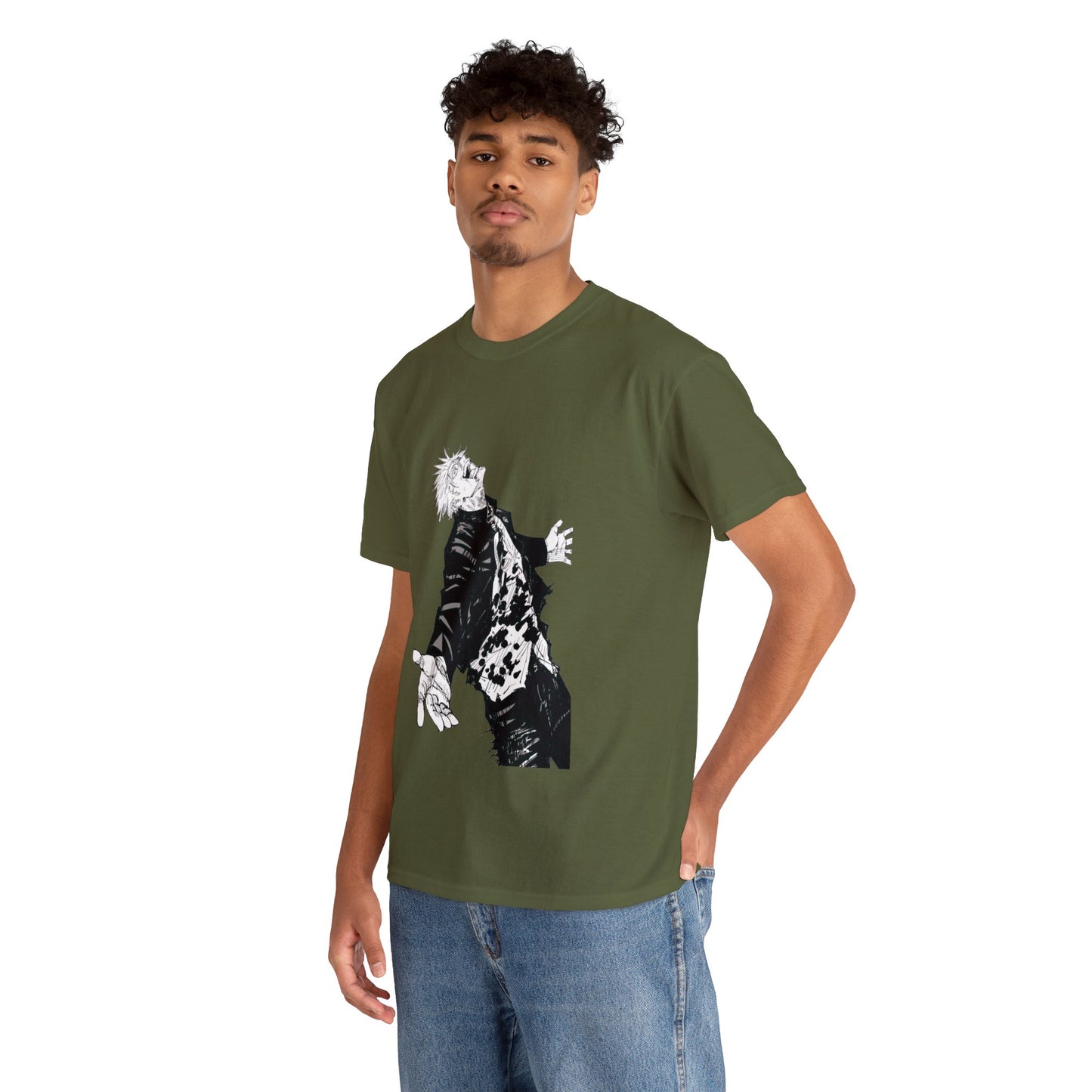 Camiseta unisex de algodón pesado "Satoru Gojo" de Jujutsu Kaisen 