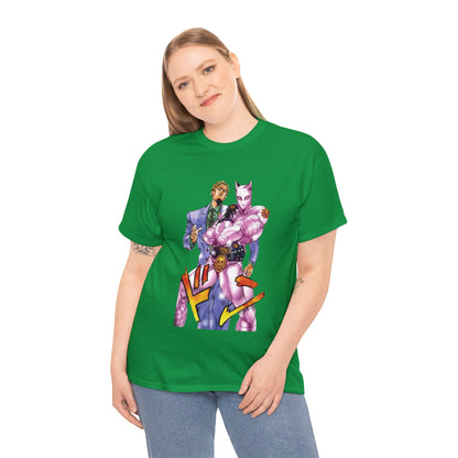 Unisex Heavy Cotton T-shirt - "Killer Queen Manga" from JoJo´s Bizarre Adventure