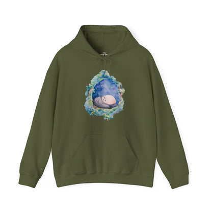 Unisex Heavy Blend™ Hoodie - "Totoro Sleeping" from Studio Ghibli