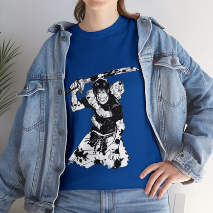 Unisex Heavy Cotton T-shirt - "Toji Fushiguro" From Jujutsu Kaisen