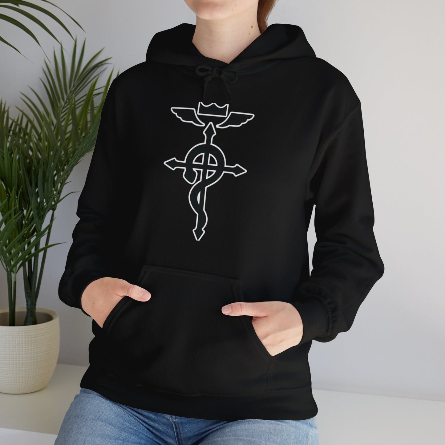 Unisex Heavy Blend™ Hoodie - "Roy Mustang VS Lust" from Fullmetal Alchemist