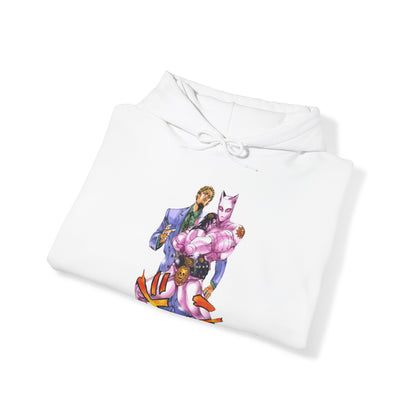 Unisex Heavy Blend™ Hoodie - "Killer Queen Manga" from JoJo´s Bizarre Adventure