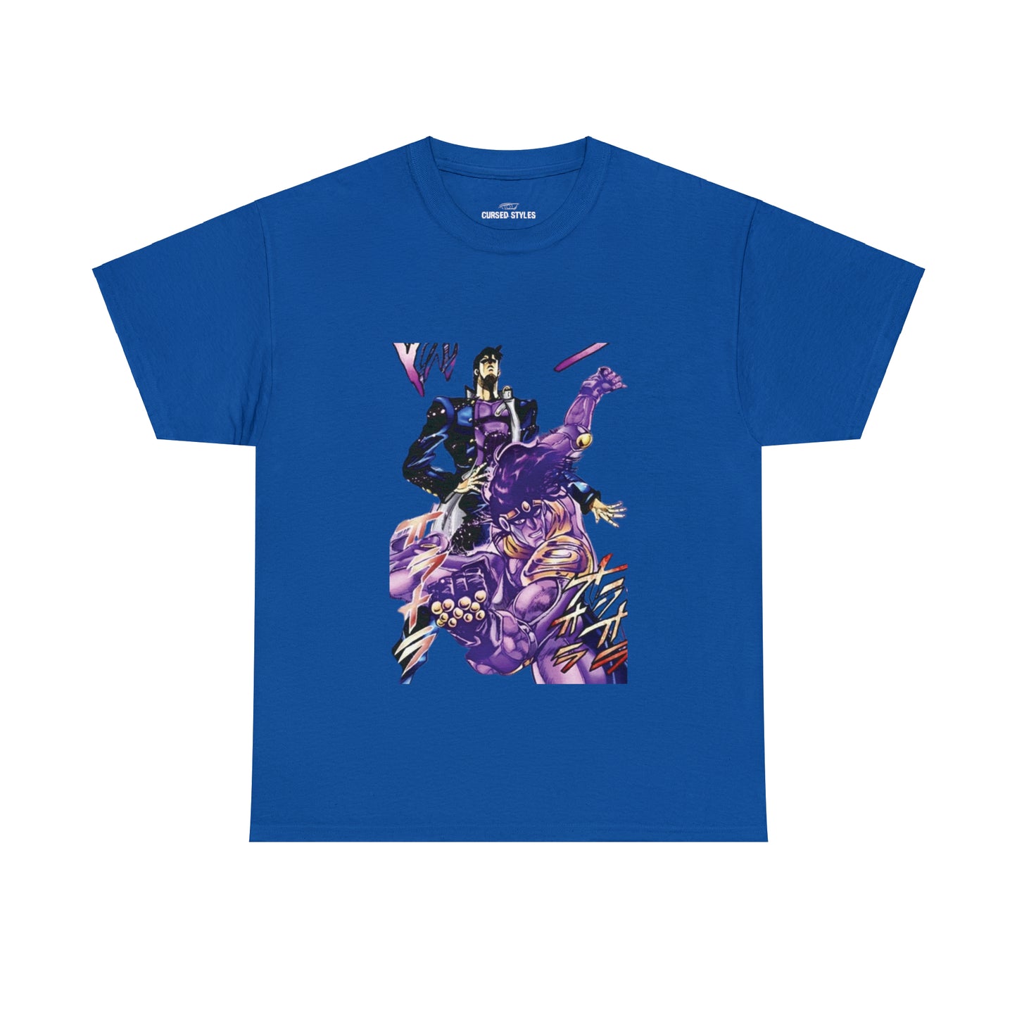 Unisex Heavy Cotton T-shirt - "Star Platinum Manga" from JoJo´s Bizarre Adventure