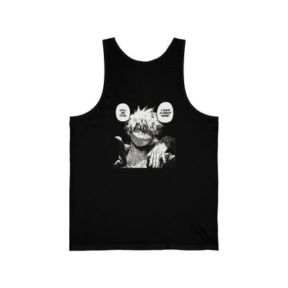 Unisex Tank Top - "Dabi Manga" from My Hero Academia