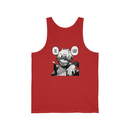 Unisex Tank Top - "Dabi Manga" from My Hero Academia